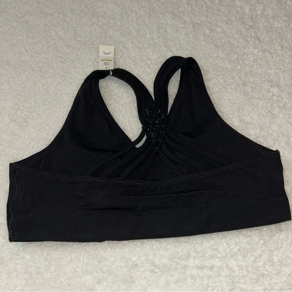 Aerie Offline Real Me Stretch Medium Support Macrame Sports Bra Large NWT - Picture 3 of 5
